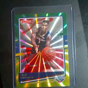 Zion williamson 2021 Donruss green lazer